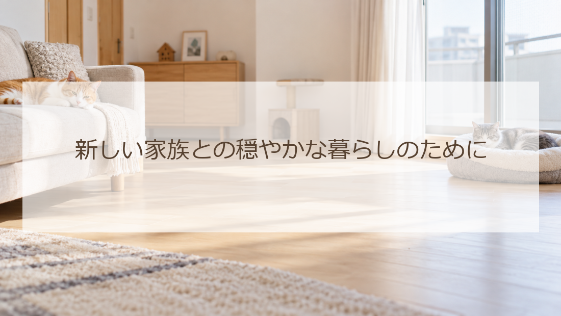 新しい家族との穏やかな暮らしのために(生活イメージ)